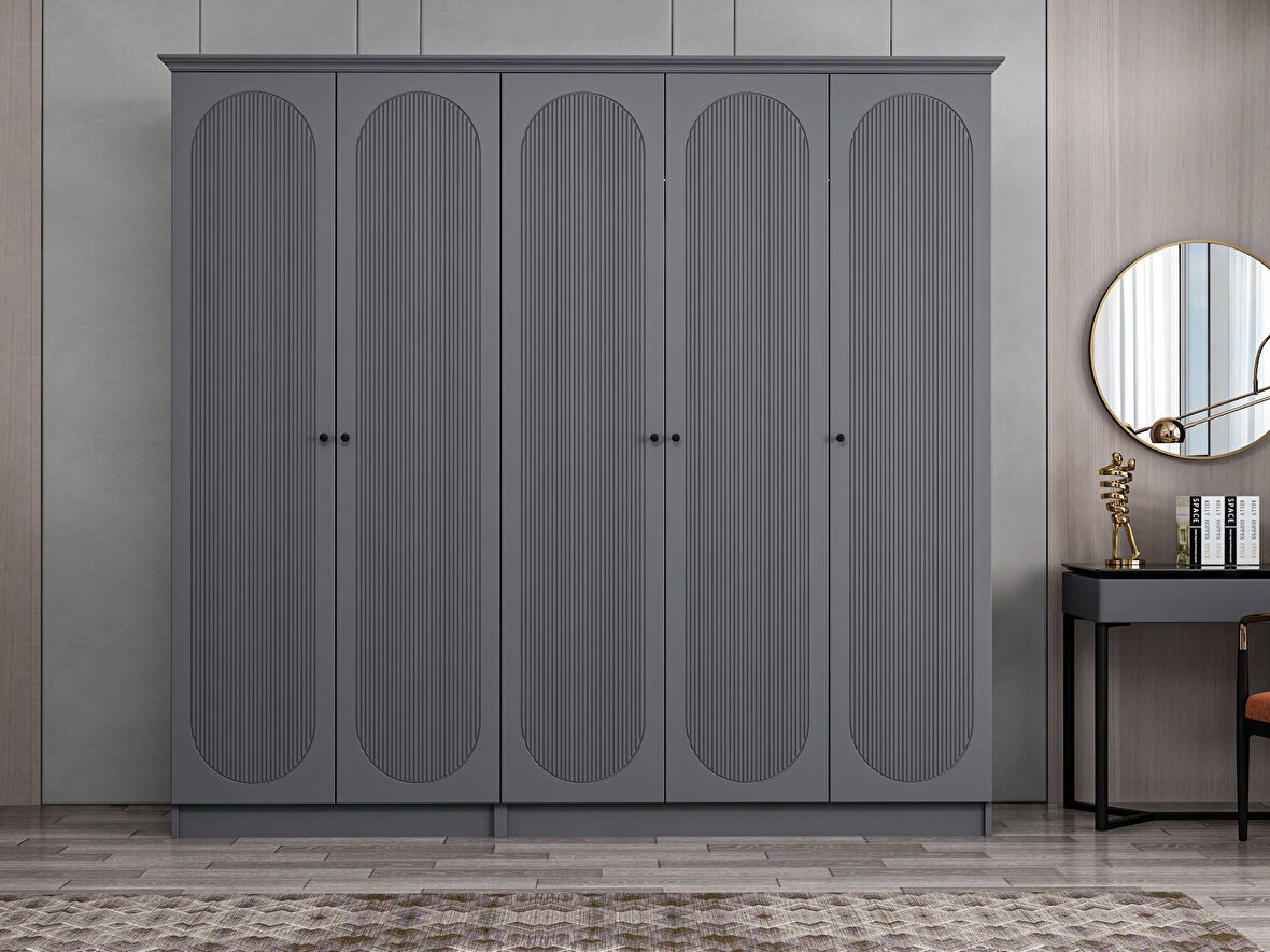 Kale 5 Kapak 2 Çek Dolap Antr - Mbrn Defne Antr 190CM