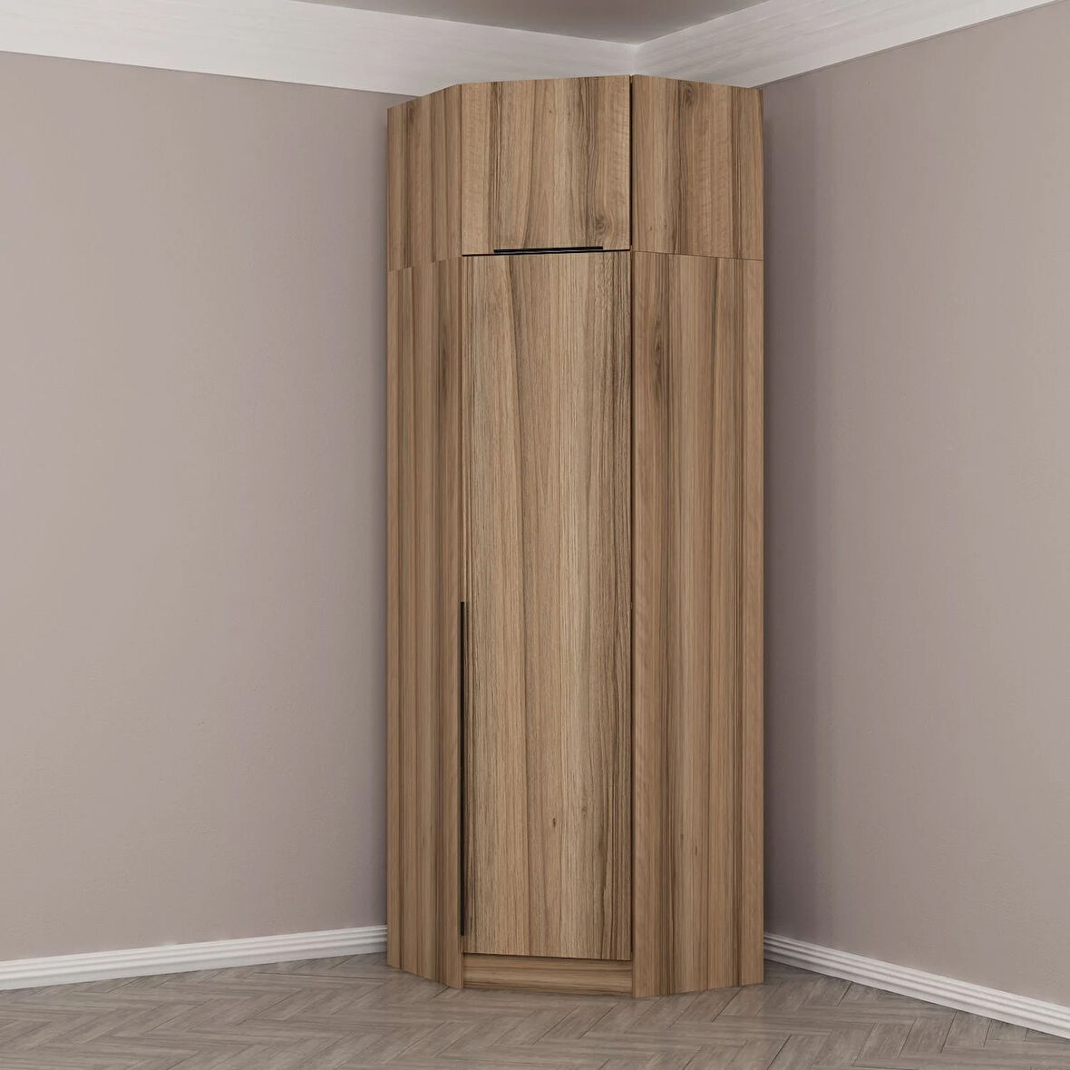 Kale 1 Kapaklı Köşe Dolap + Yüklük Dore Dore Plus 255CM