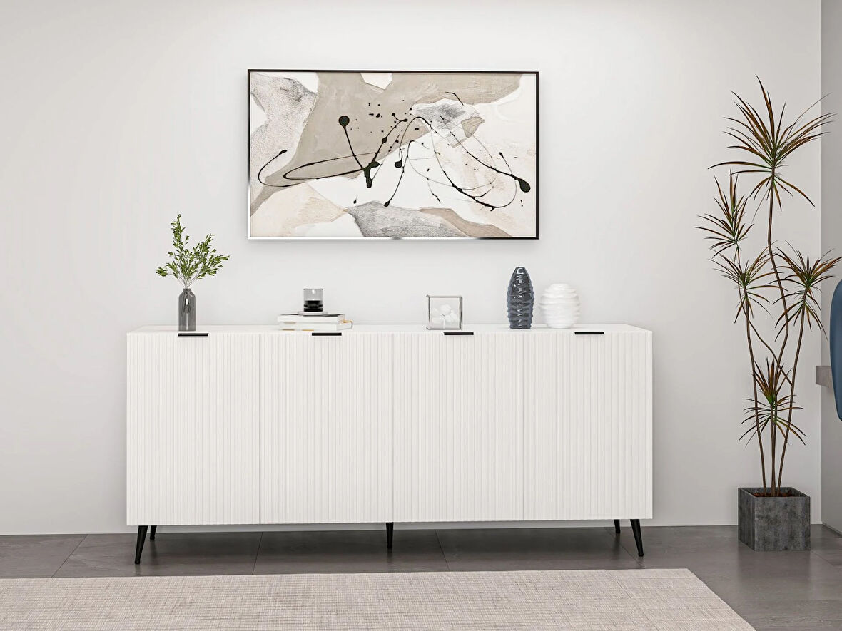 Minar Kale Konsol Plus Beyaz/Beyaz