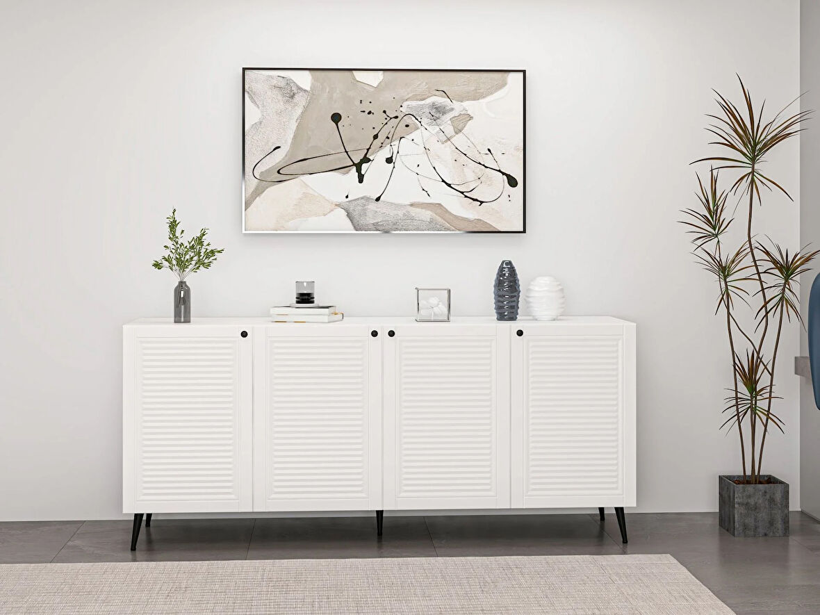 Minar Kale Konsol Pandora Beyaz/Beyaz