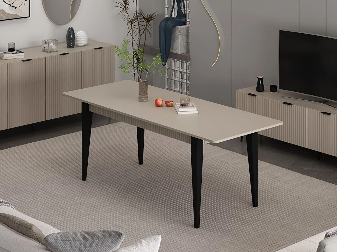 Minar Kale Plus Açılır Yemek Masası Kumtaşı/Kumtaşı