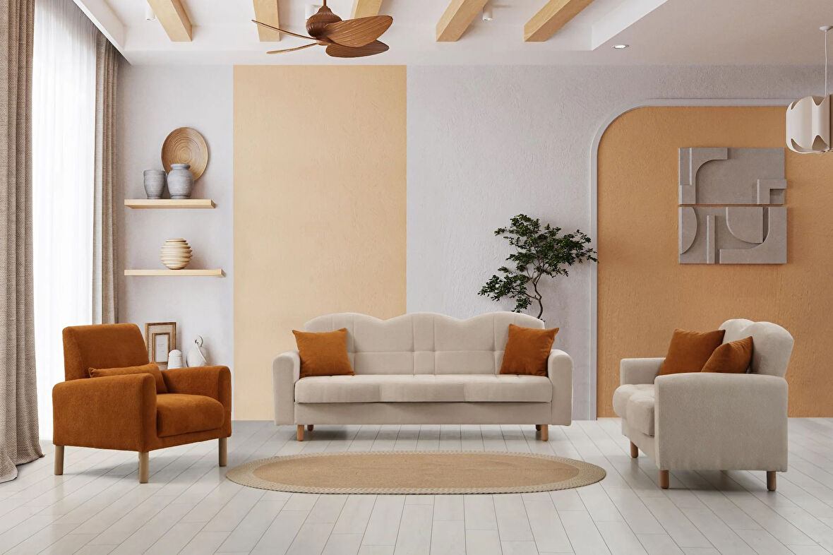 Lotus Koltuk Takımı 3+2+1 Coco03/Coco08