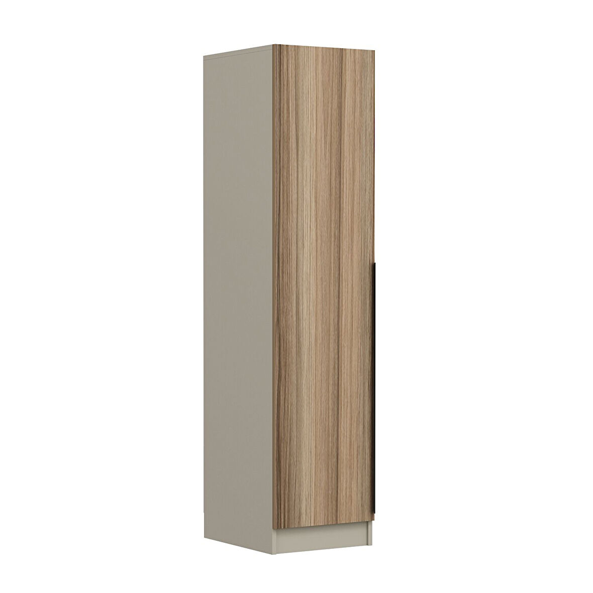 Minar Kale 1 Kapaklı Dolap Plus 190CM - Kumtaşı/Dore - Askılıklı