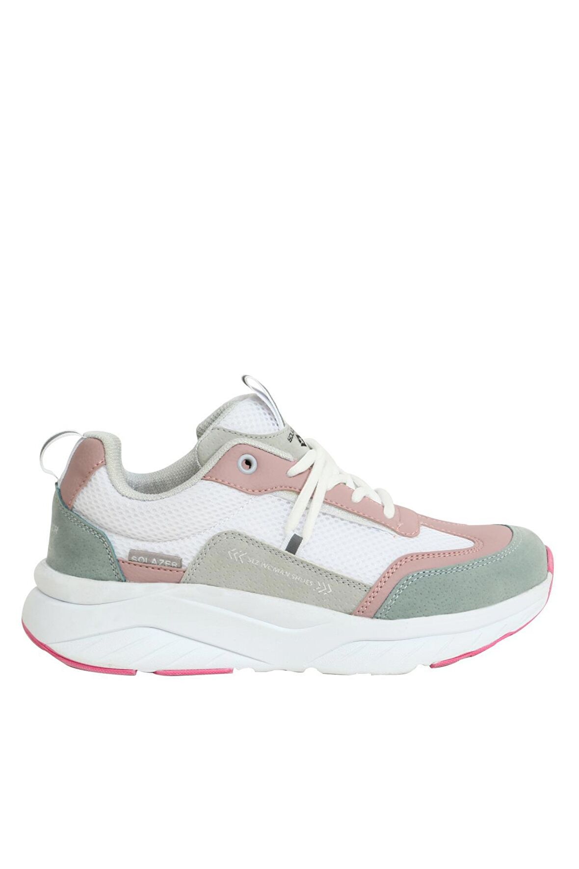 Solazer Kadın Fileli Sneaker Ortopedik Taban Günlük Spor Ayakkabı