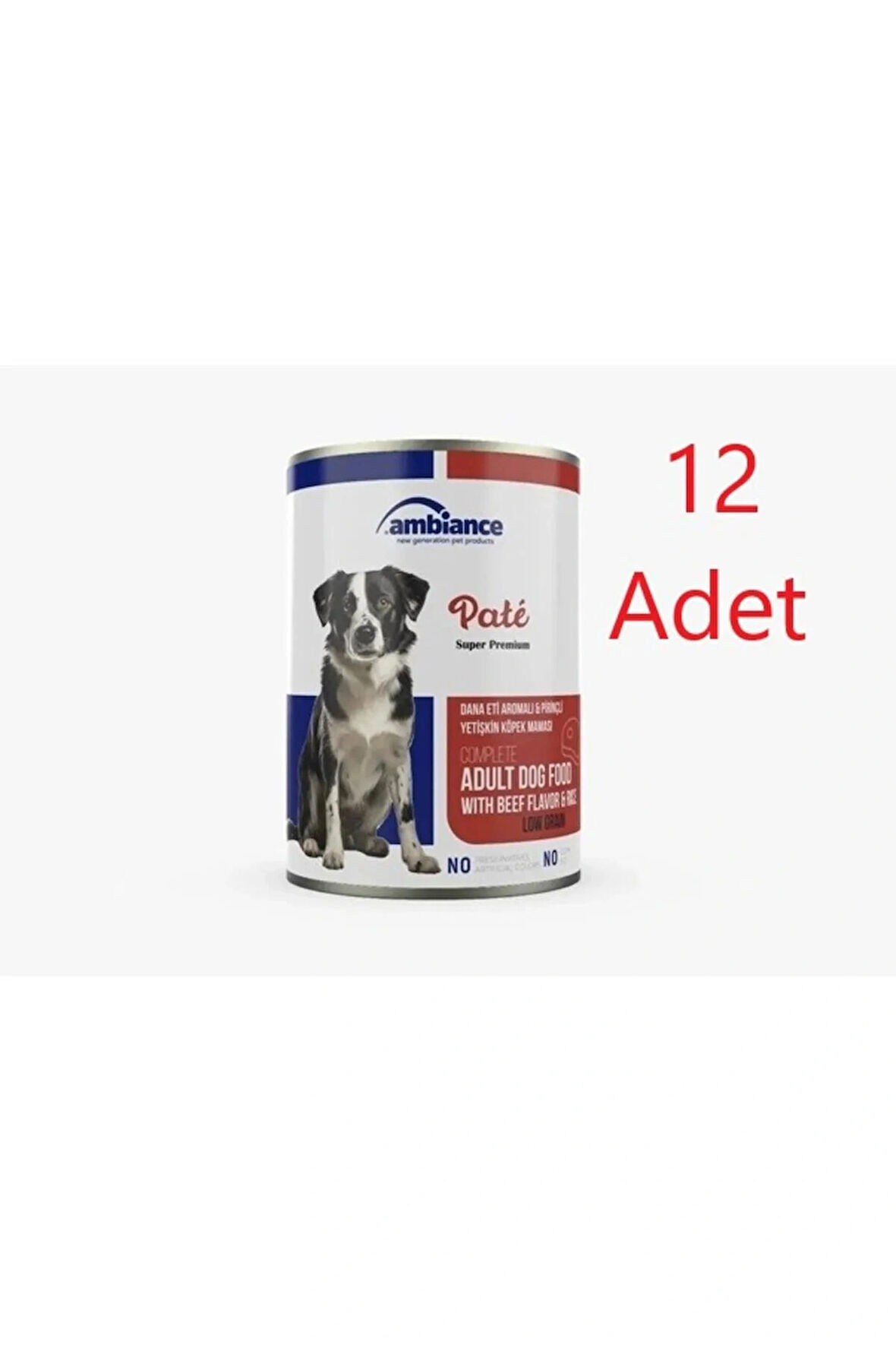 Ambiance Dana Etli Ezme Yetişkin Köpek Konserve 415 Gr x 12'li