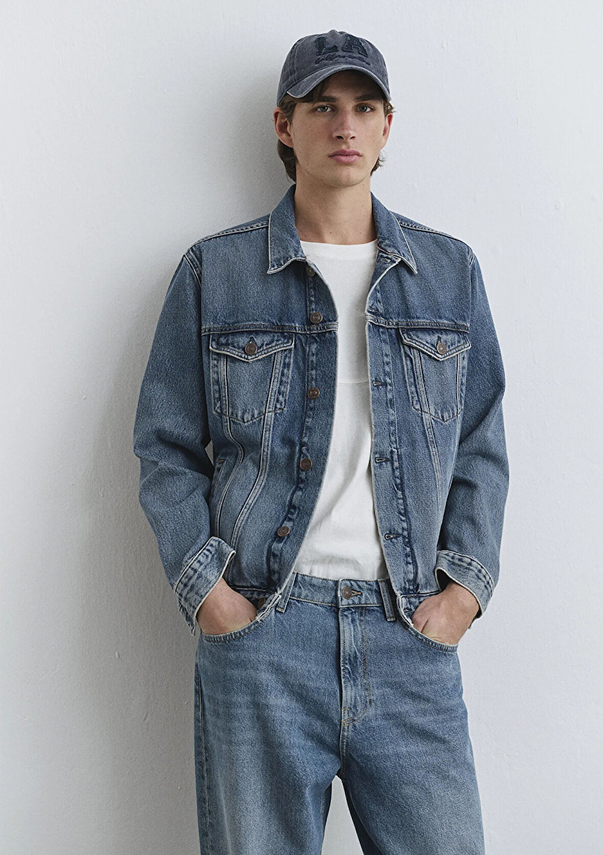 Ray Classic Denim Vintage İndigo Mavisi Jean Ceket 0110273-89412
