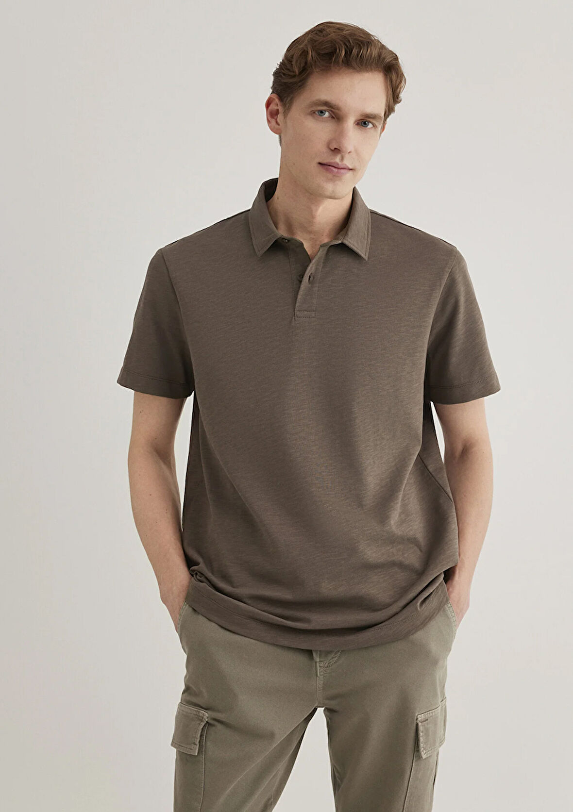 Kahverengi Polo Tişört 0612556-70376