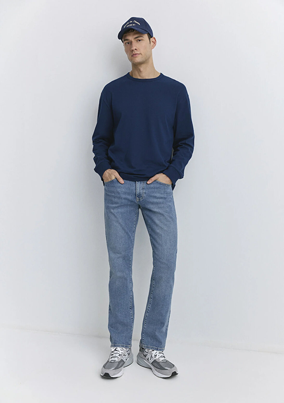 Hunter 90lar Puslu Vintage Açık Mavi Jean Pantolon 0020289268
