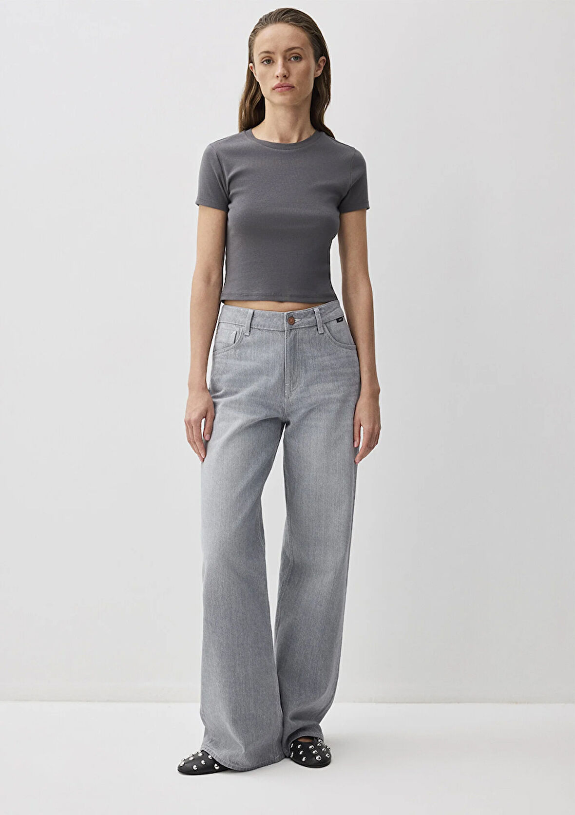 Malibu Kolej Açık Gri Jean Pantolon 1010152-89199