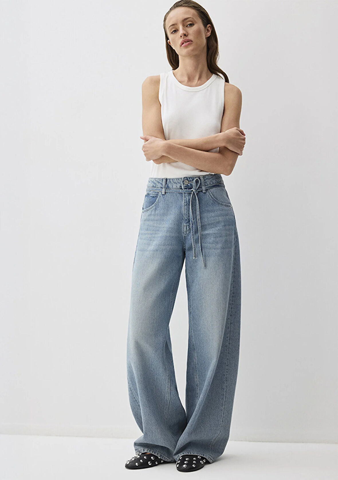 Siena Iconic Gölgeli Indigo Mavisi Jean Pantolon 1010763-89246