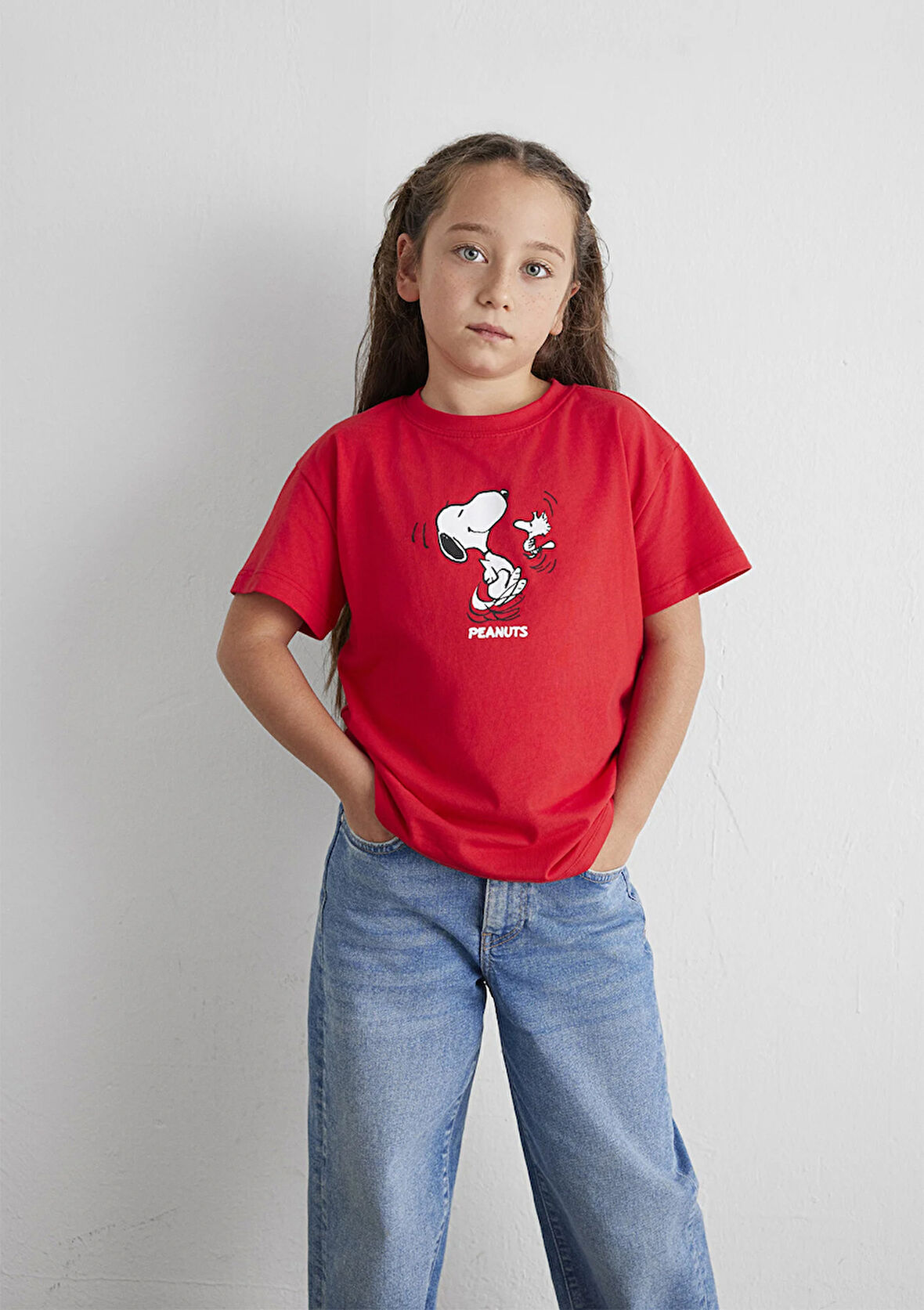 Peanuts Baskılı Kırmızı Tişört 7610320-70471