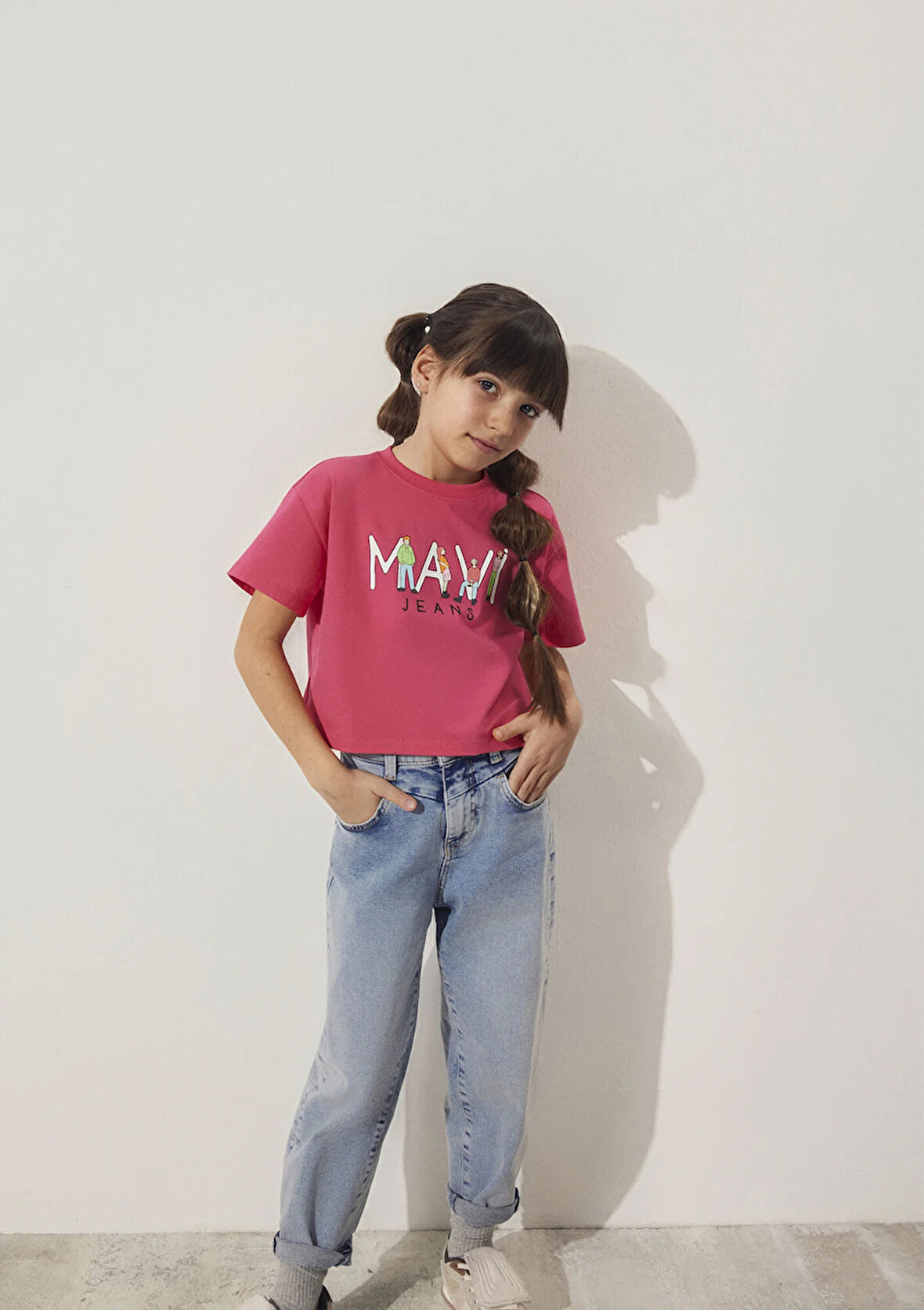 Mavi Jeans Baskılı Pembe Tişört 7610286-71111