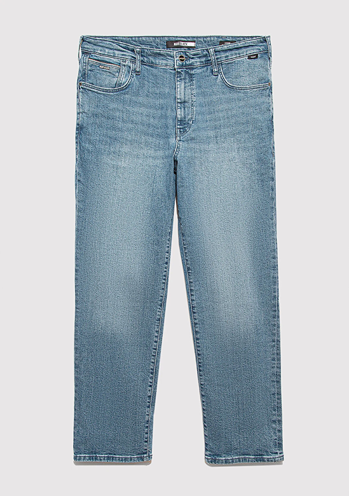 Hasan Mavi Black Puslu Koyu Mavi Jean Pantolon 0006689562