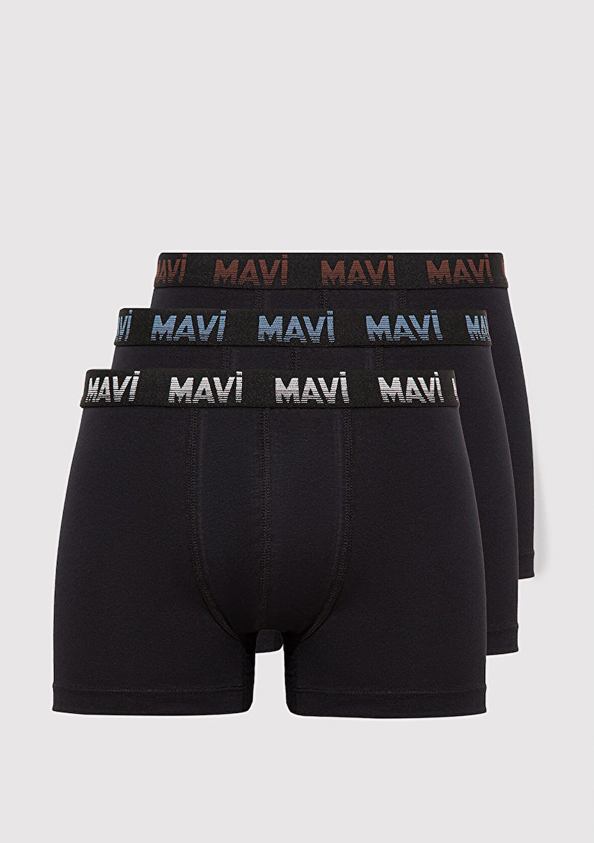 3lü Basic Siyah Boxer 0911871-900