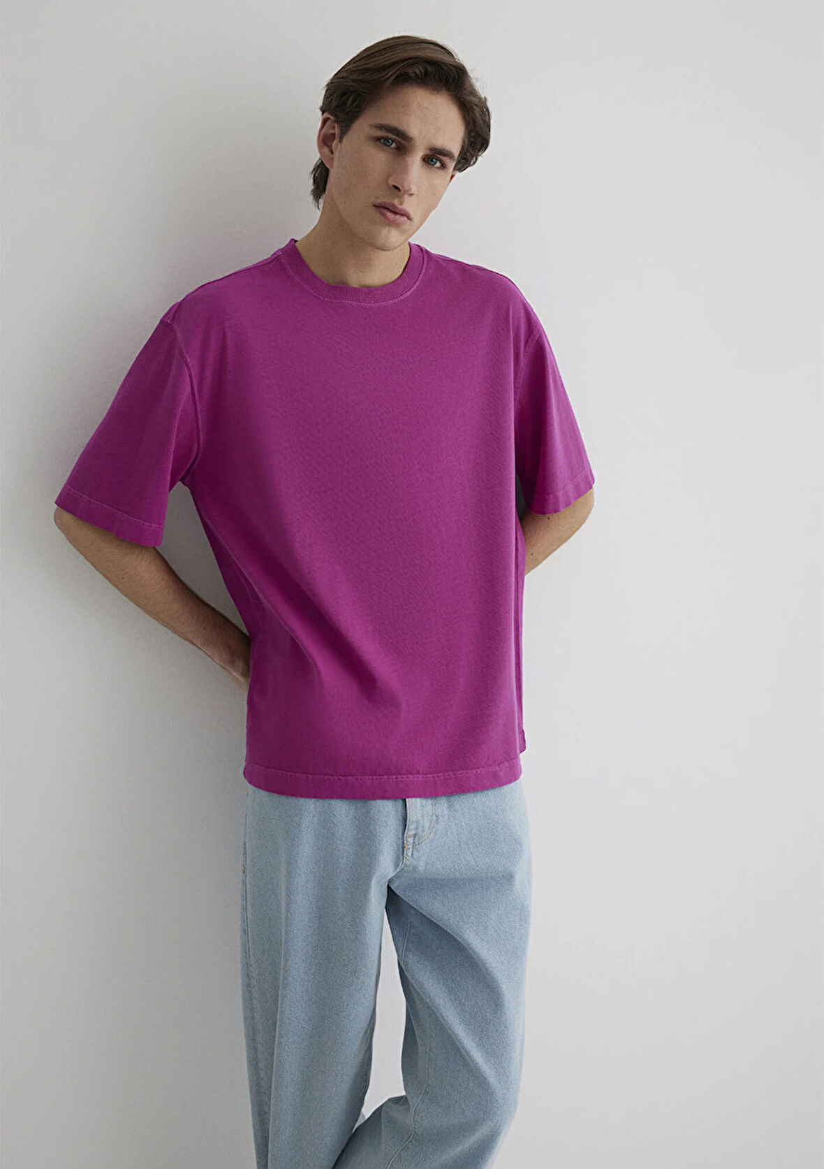 Pembe Basic Tişört 0612719-70934