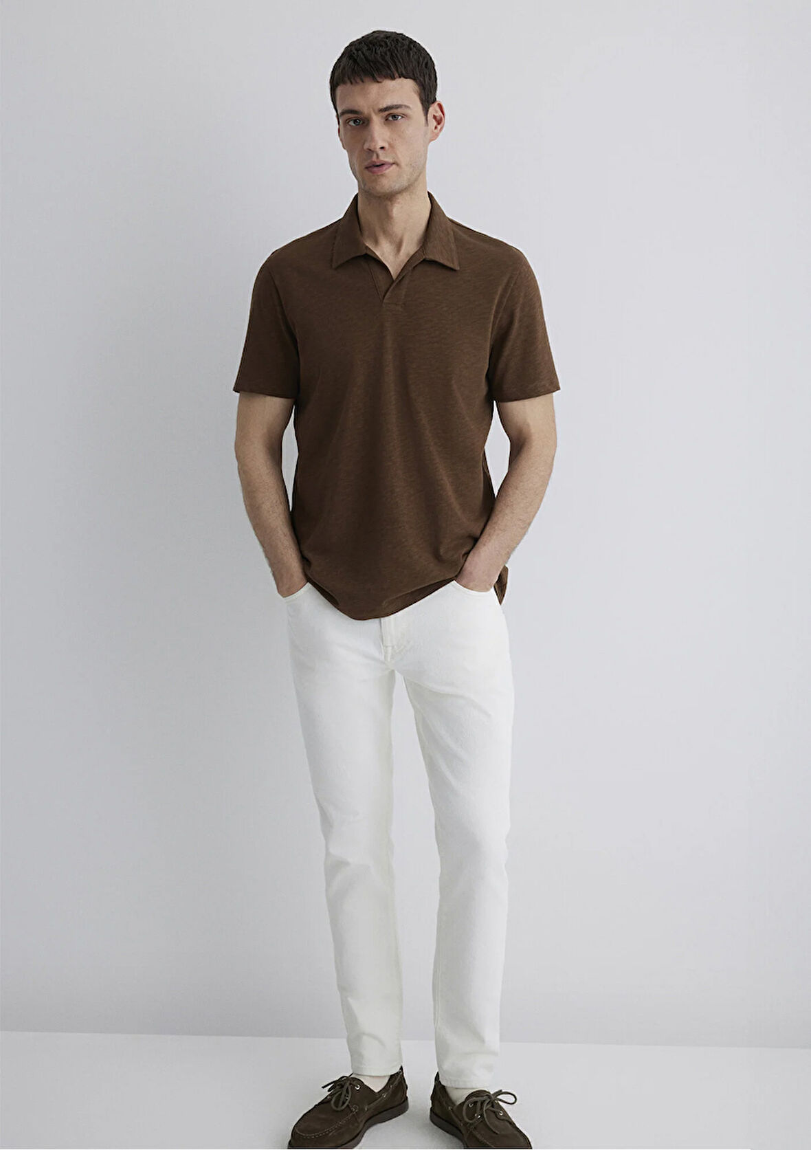 Kahverengi Polo Tişört 0612597-89330