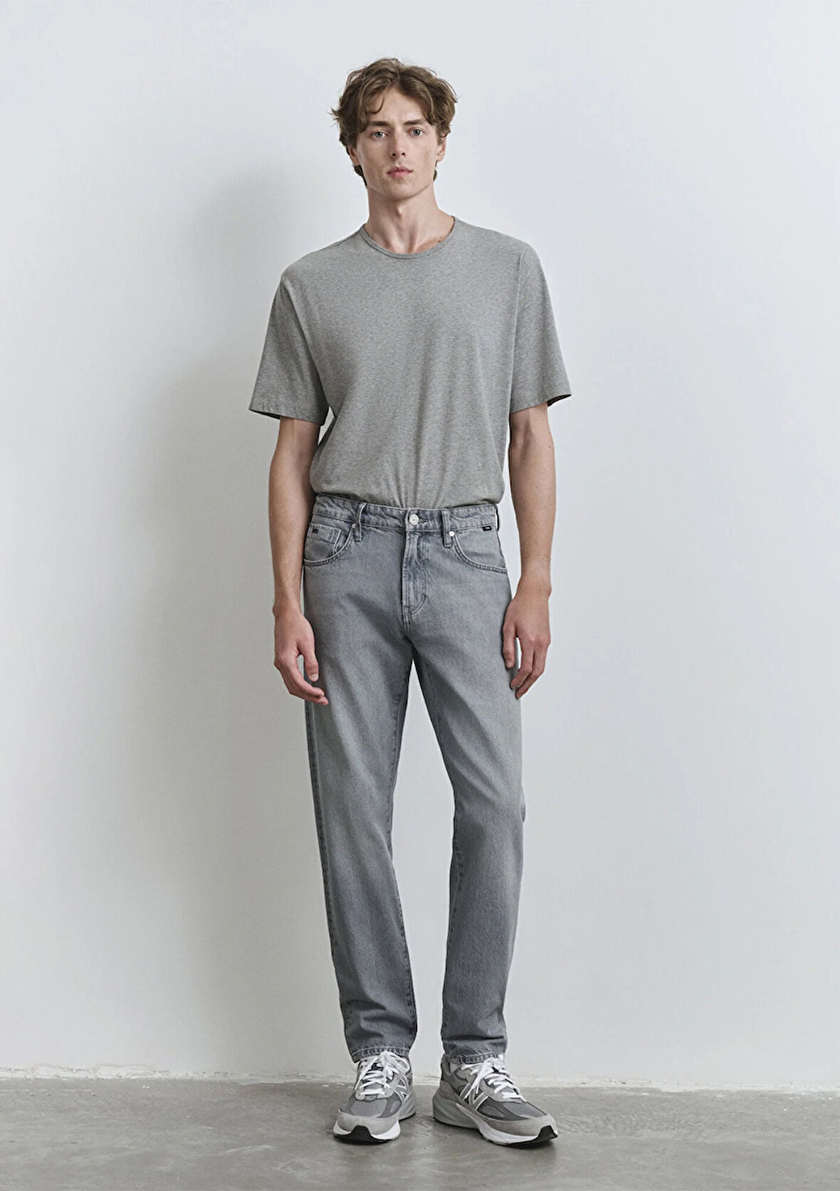 London Classic Denim Buz Gri Jean Pantolon 0010172-89658