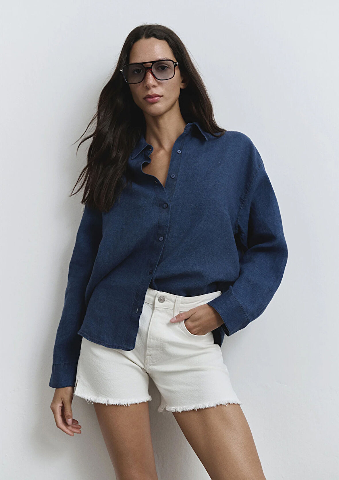 Heidi 90lar Kırık Beyaz Jean Şort 1410057-90426