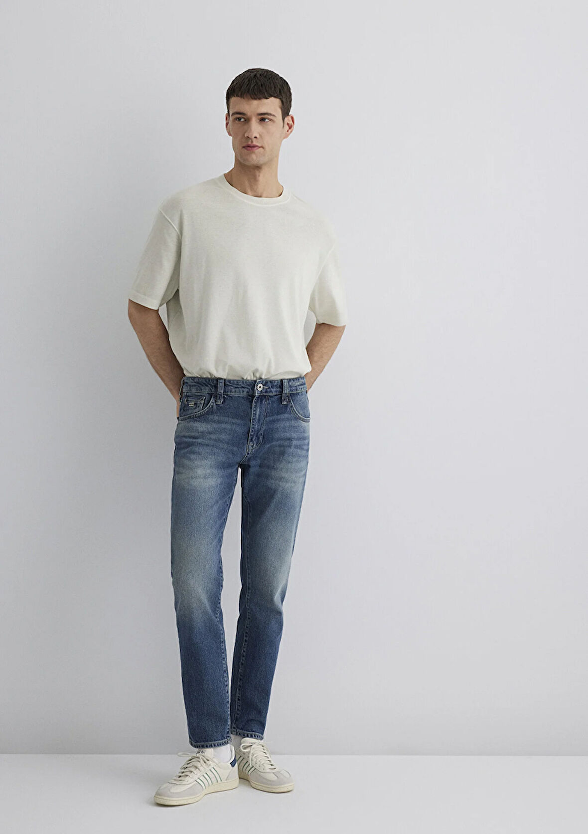 Milan Mavi Pro Vintage Koyu Mavi Jean Pantolon 0081089655