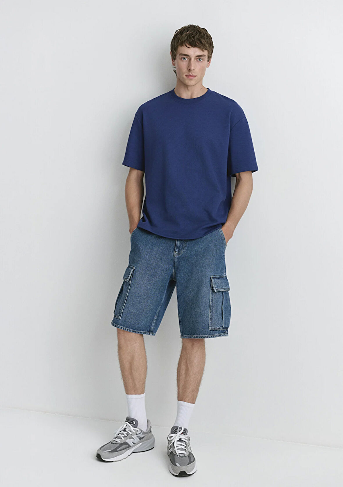 Hamburg Mv91 Street İndigo Mavisi Jean Şort 0410681-89815