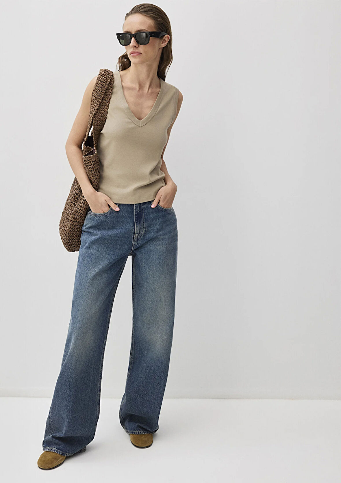 Malibu Real Blue Vintage Koyu Mavi Jean Pantolon 1010152-90393