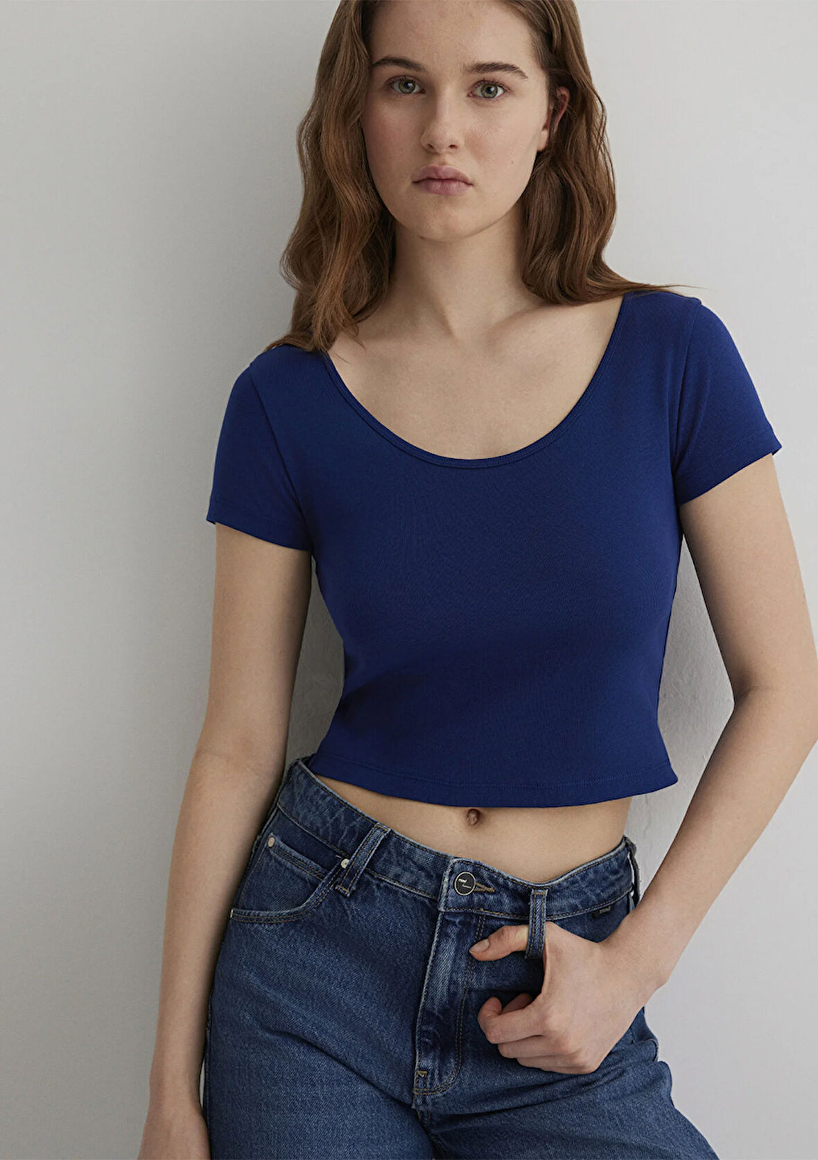 Mavi Basic Crop Tişört 1612374-70722