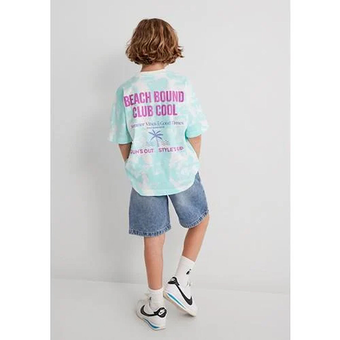 BEACH BOUND BATİK BASKILI TİŞÖRT