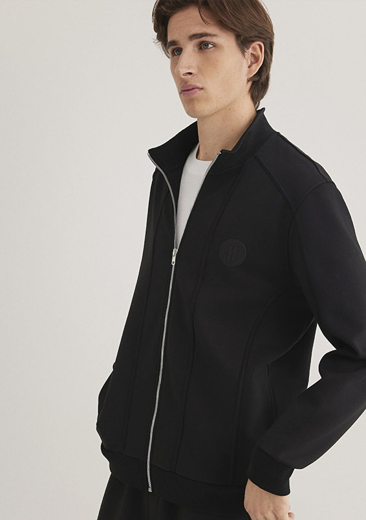 Mavi Pro Fermuarlı Siyah Sweatshirt 0S10354-71379