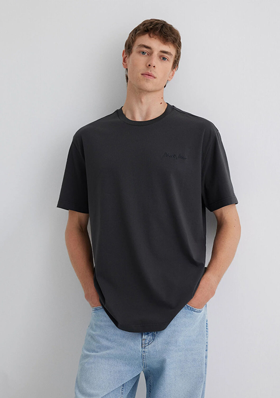 Mavi Jeans Baskılı Gri Tişört 0612733-70092