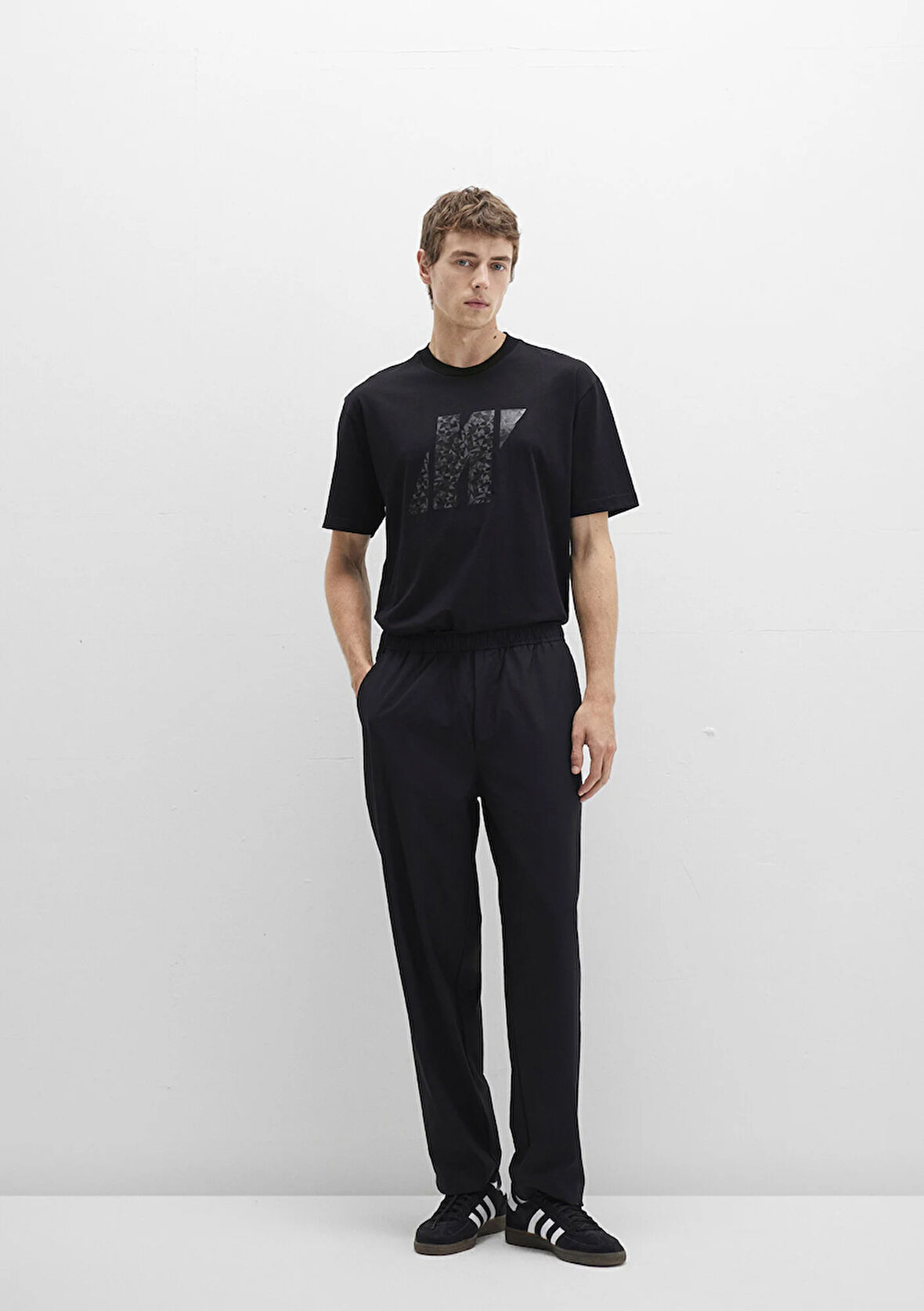 Siyah Spandex Pantolon 0010457-71379