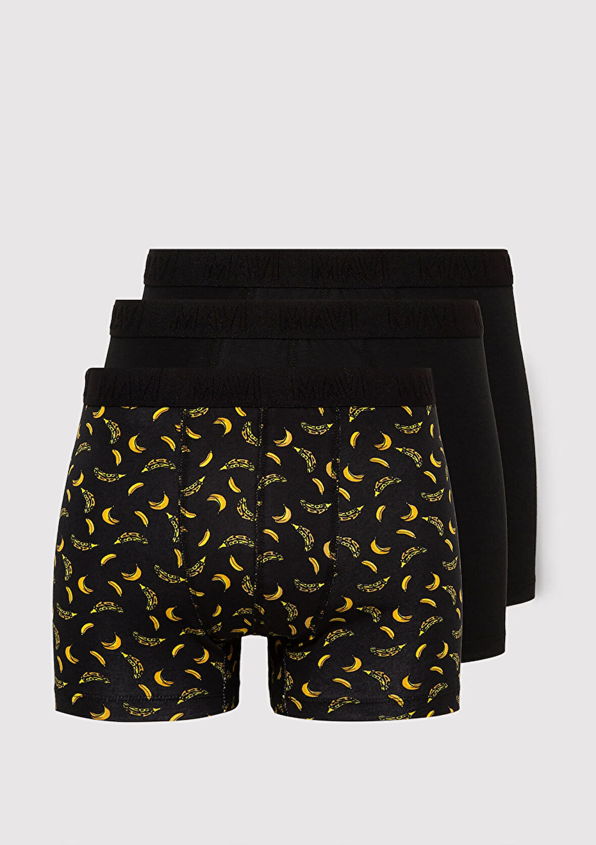 3lü Baskılı Siyah Boxer 0911910-900