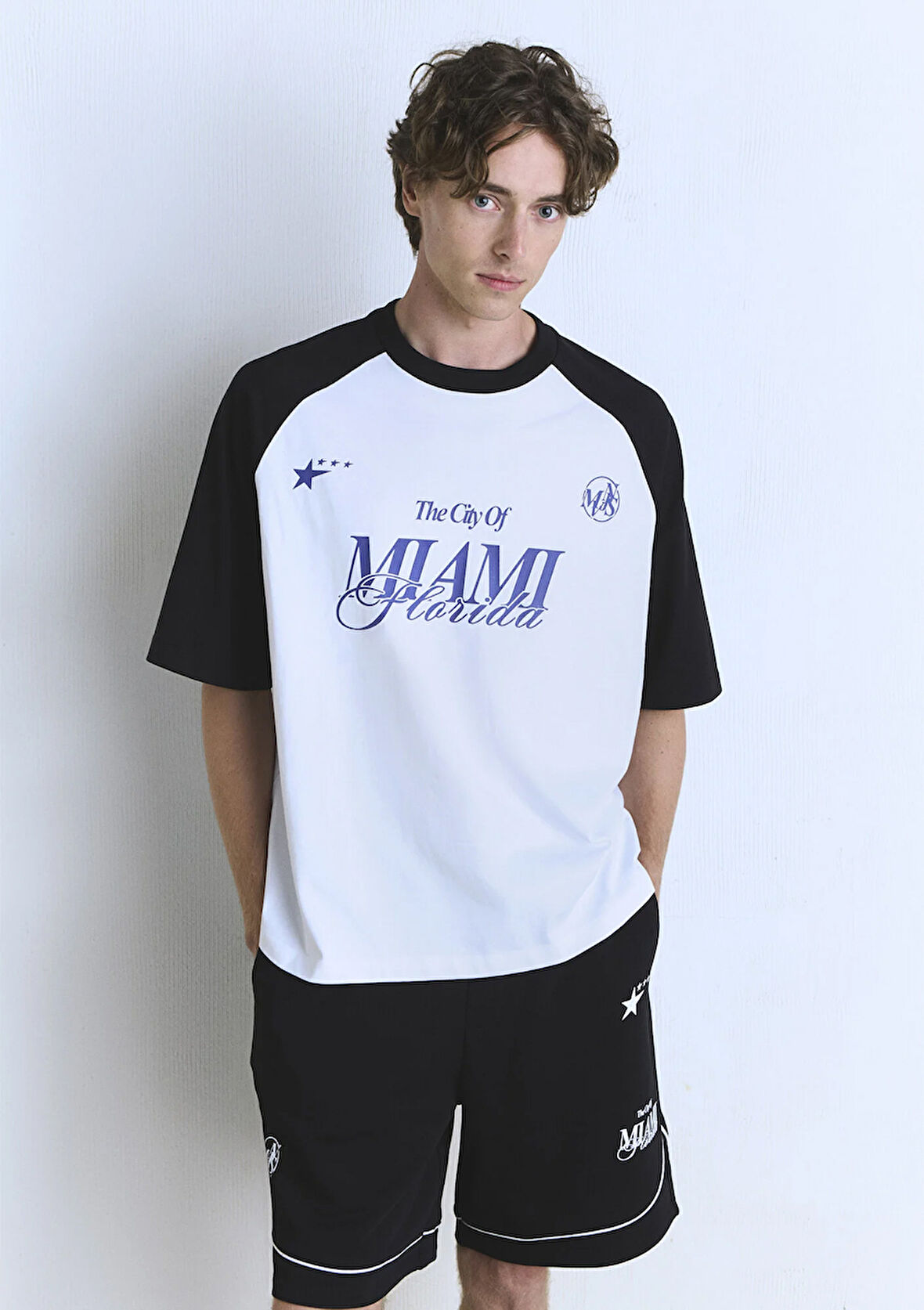 Miami Florida Baskılı Beyaz Forma Tişört 0612780-620