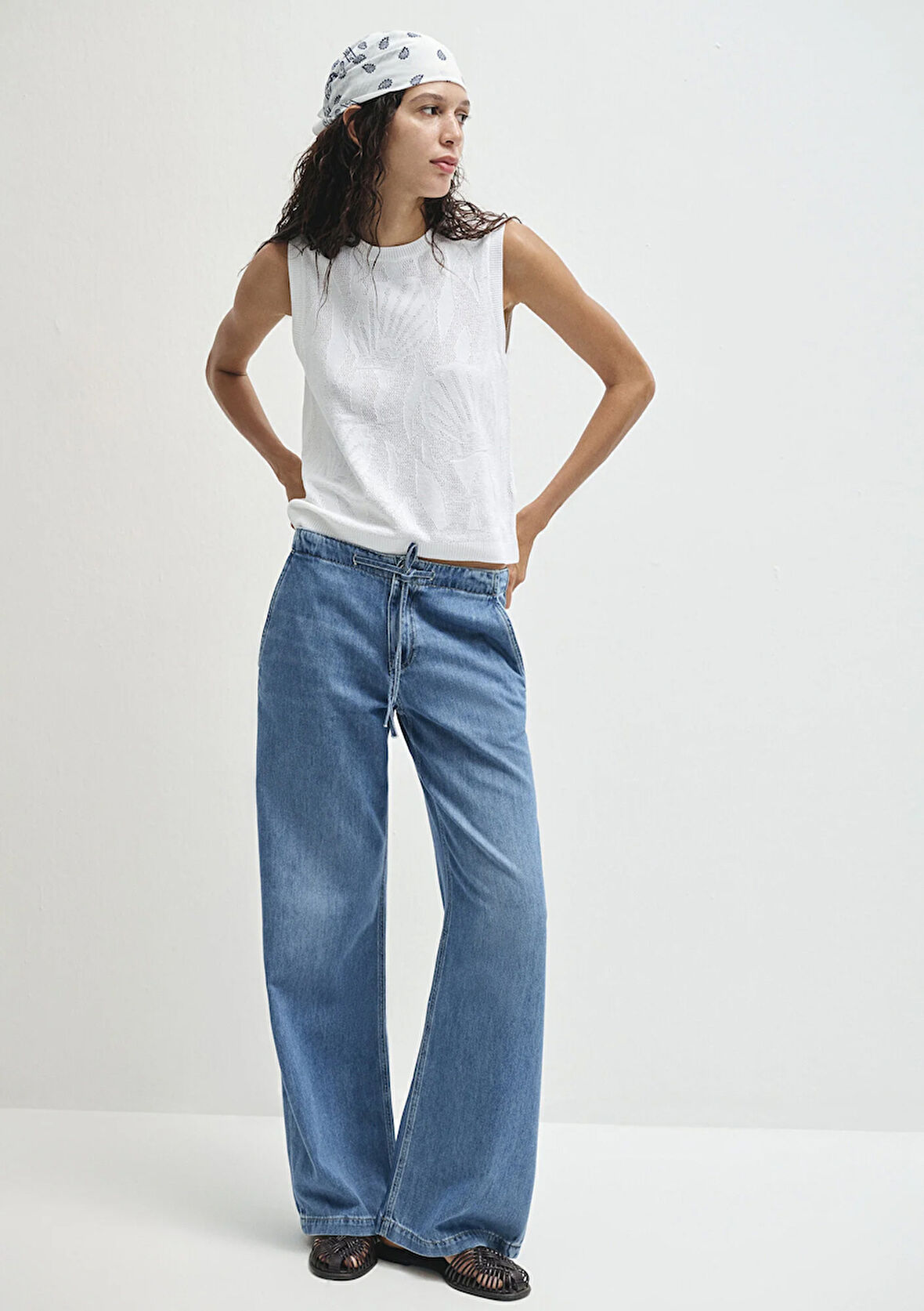 Liny Akdeniz Açık Mavi Jean Pantolon 1012638-90364