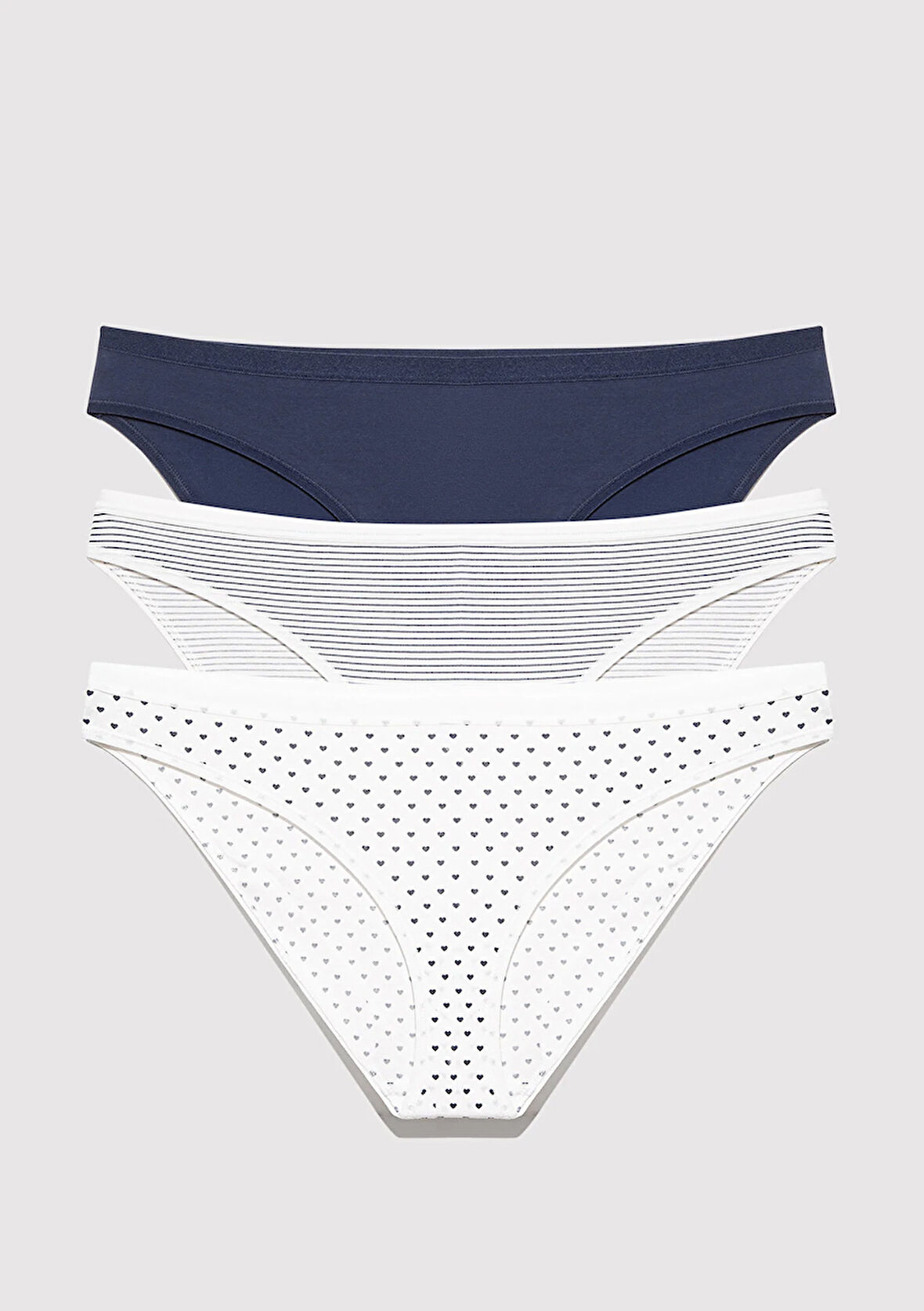 3lü Lacivert Klasik Külot 1913379-32184