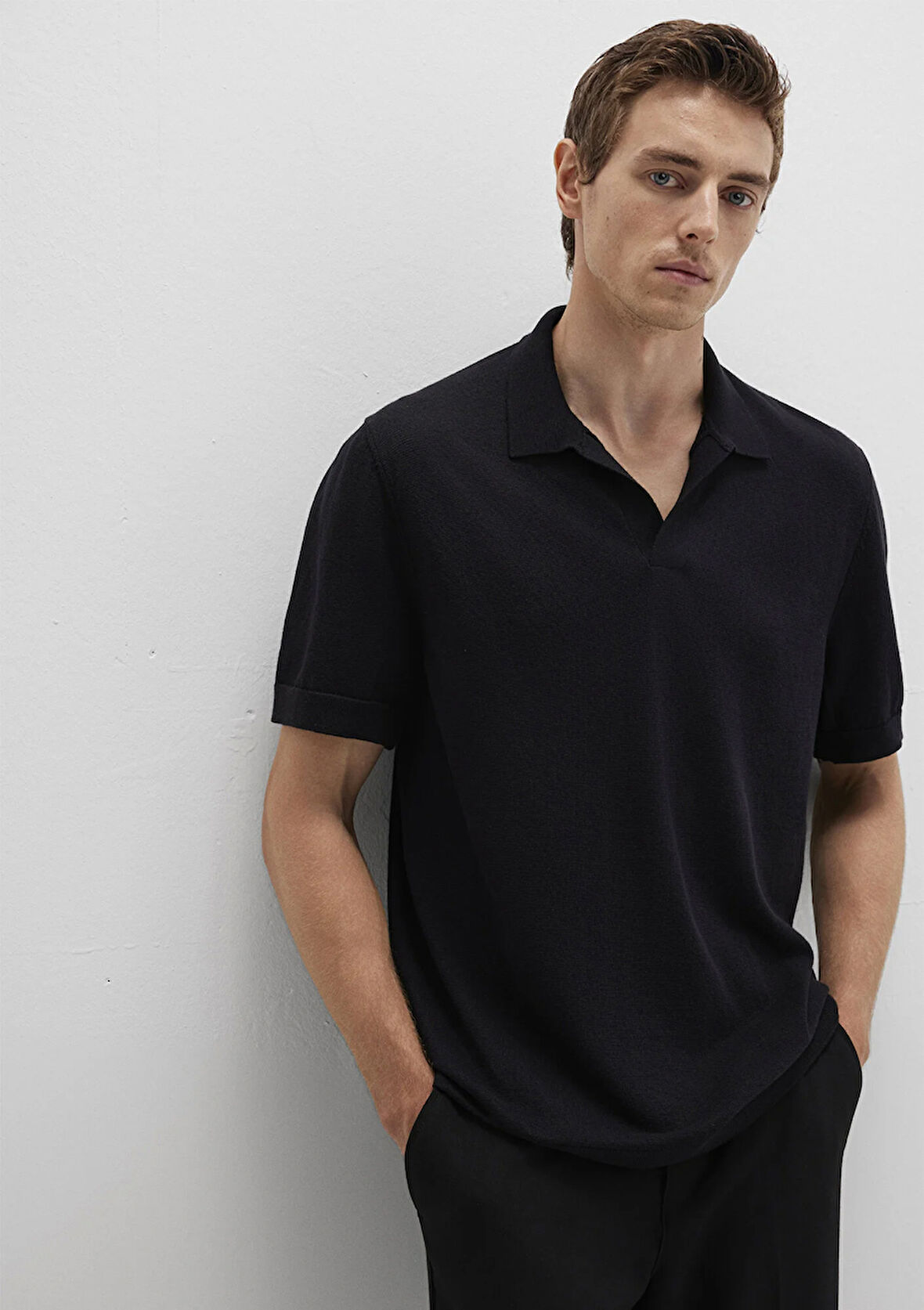 Siyah Triko Polo 0710327-900