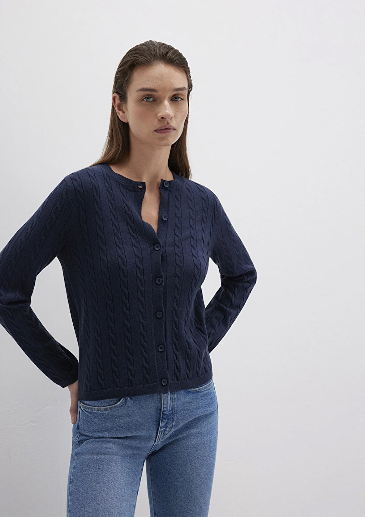 Lacivert Hırka 1710725-89101