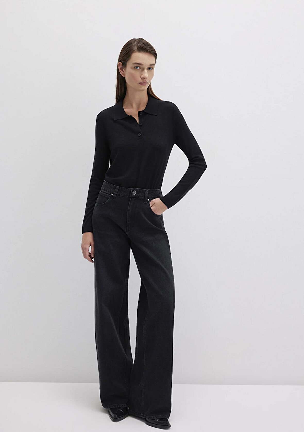 Siyah Triko Polo 1710712-900