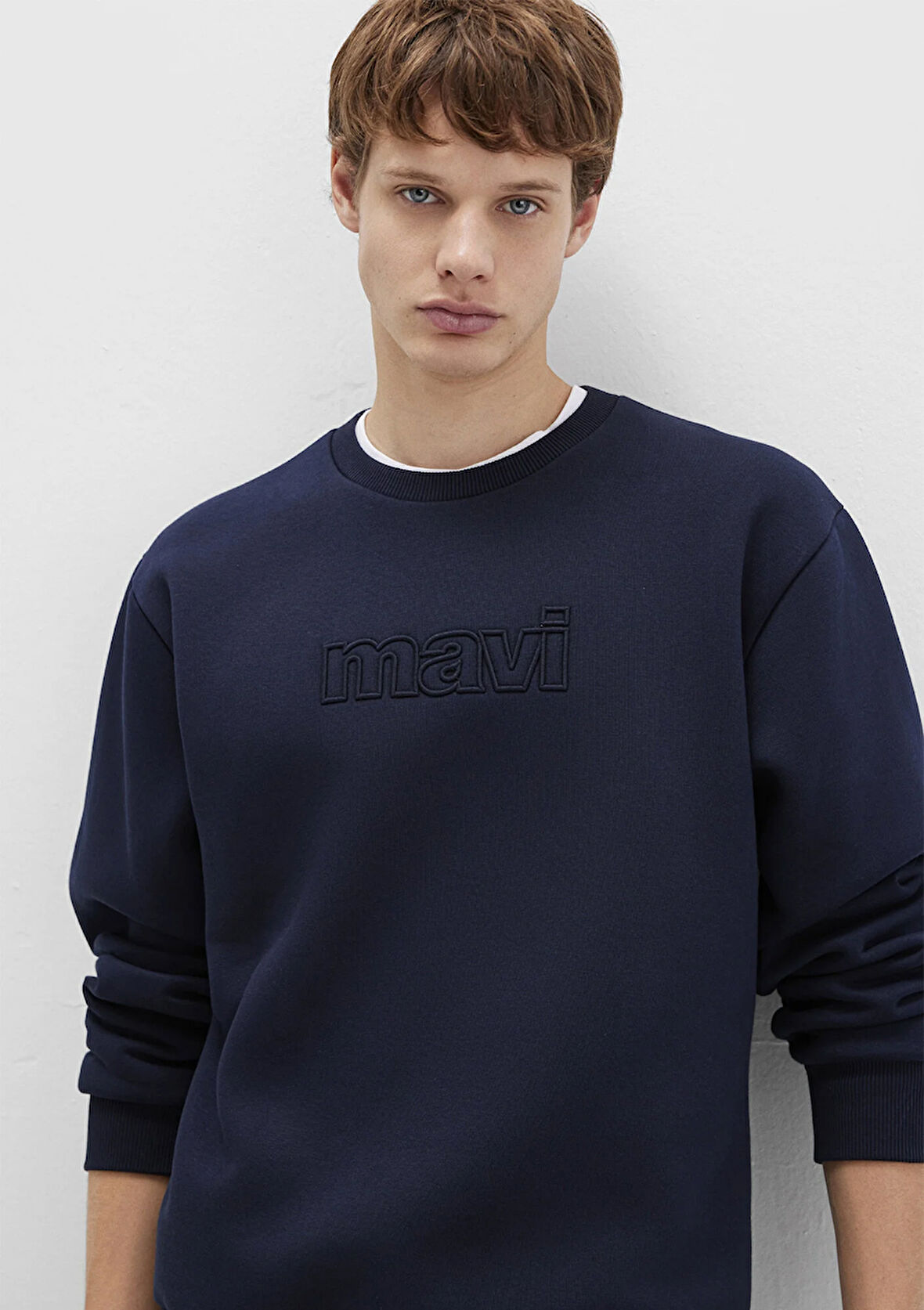 Mavi Logo Lacivert Sweatshirt 0S10412-86415