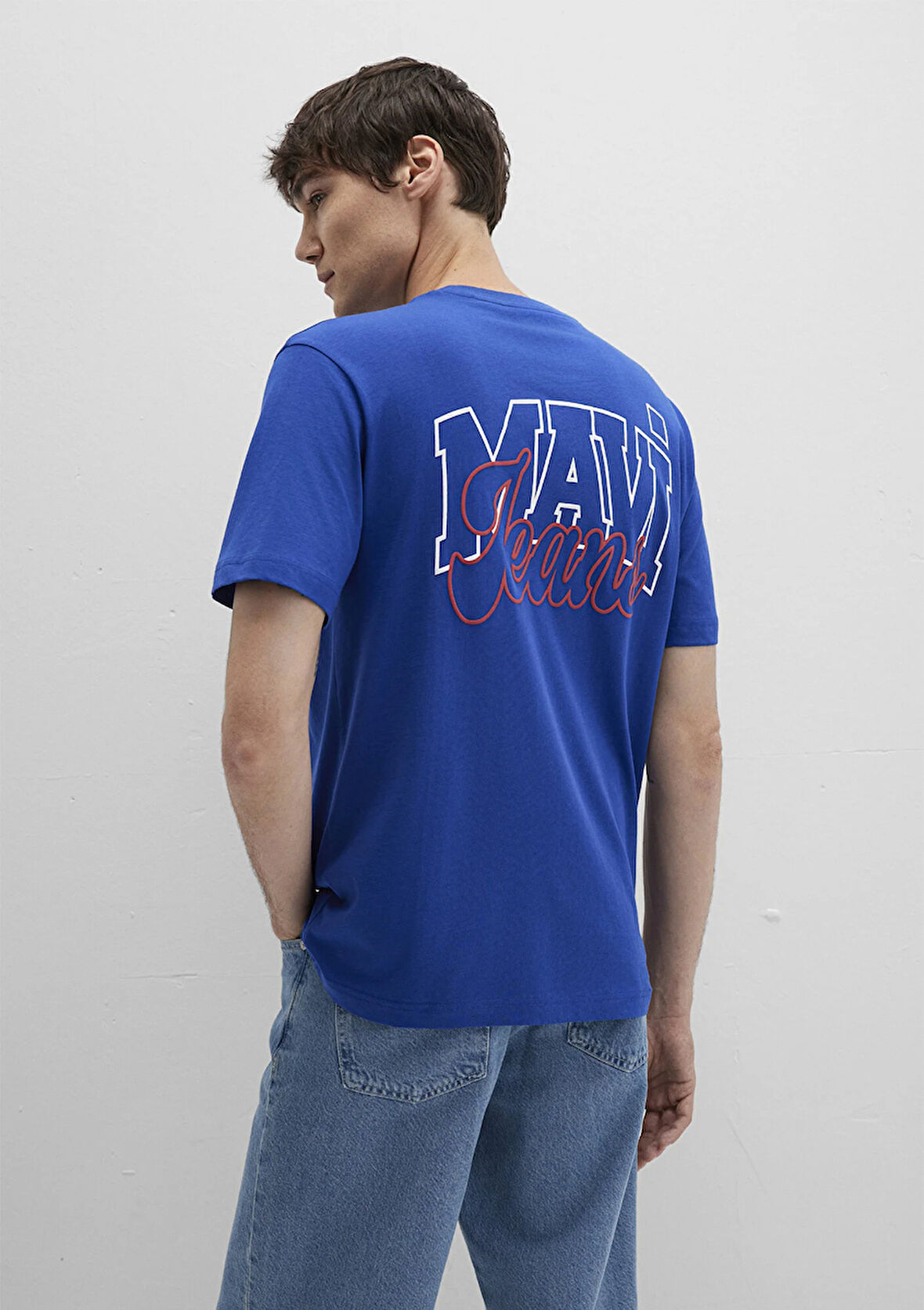 Mavi Jeans Baskılı Mavi Tişört 0612937-70907