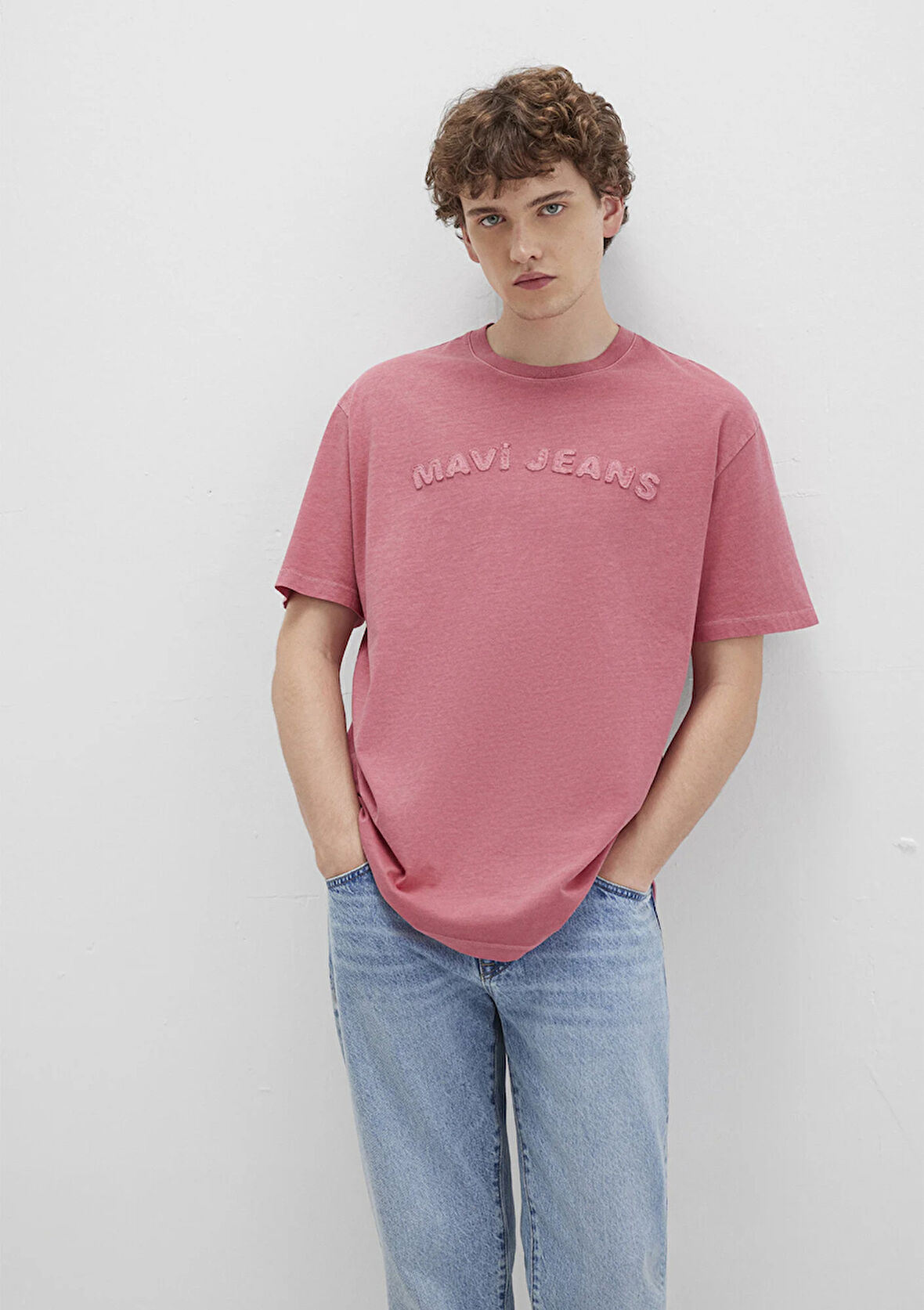 Mavi Jeans Baskılı Pembe Tişört 0612953-71079