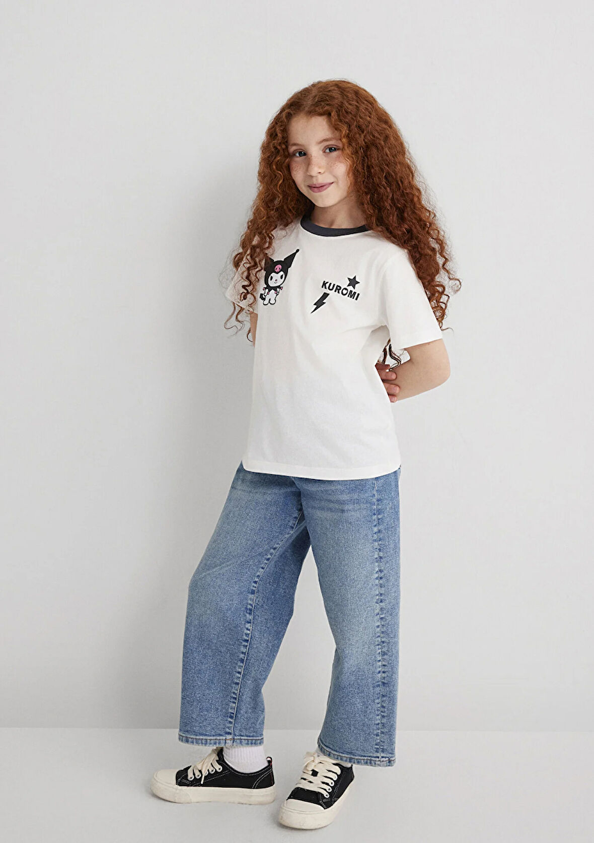 Kuromi Baskılı Ekru Tişört 7610378-70057