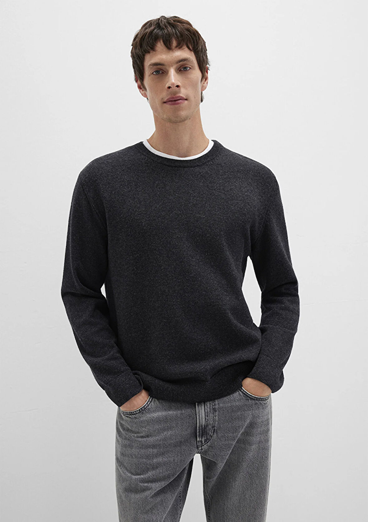 Yün Karışımlı Antrasit Kazak 0710370-80927