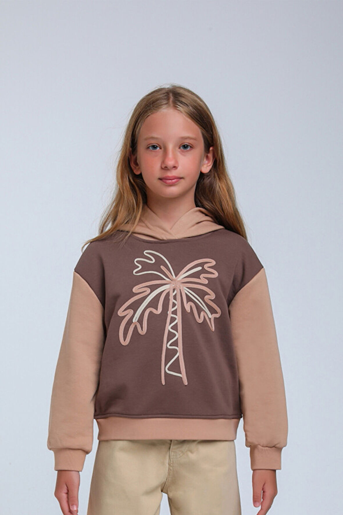 Kız Çocuk Sweatshirt 5-9 Yaş 35871