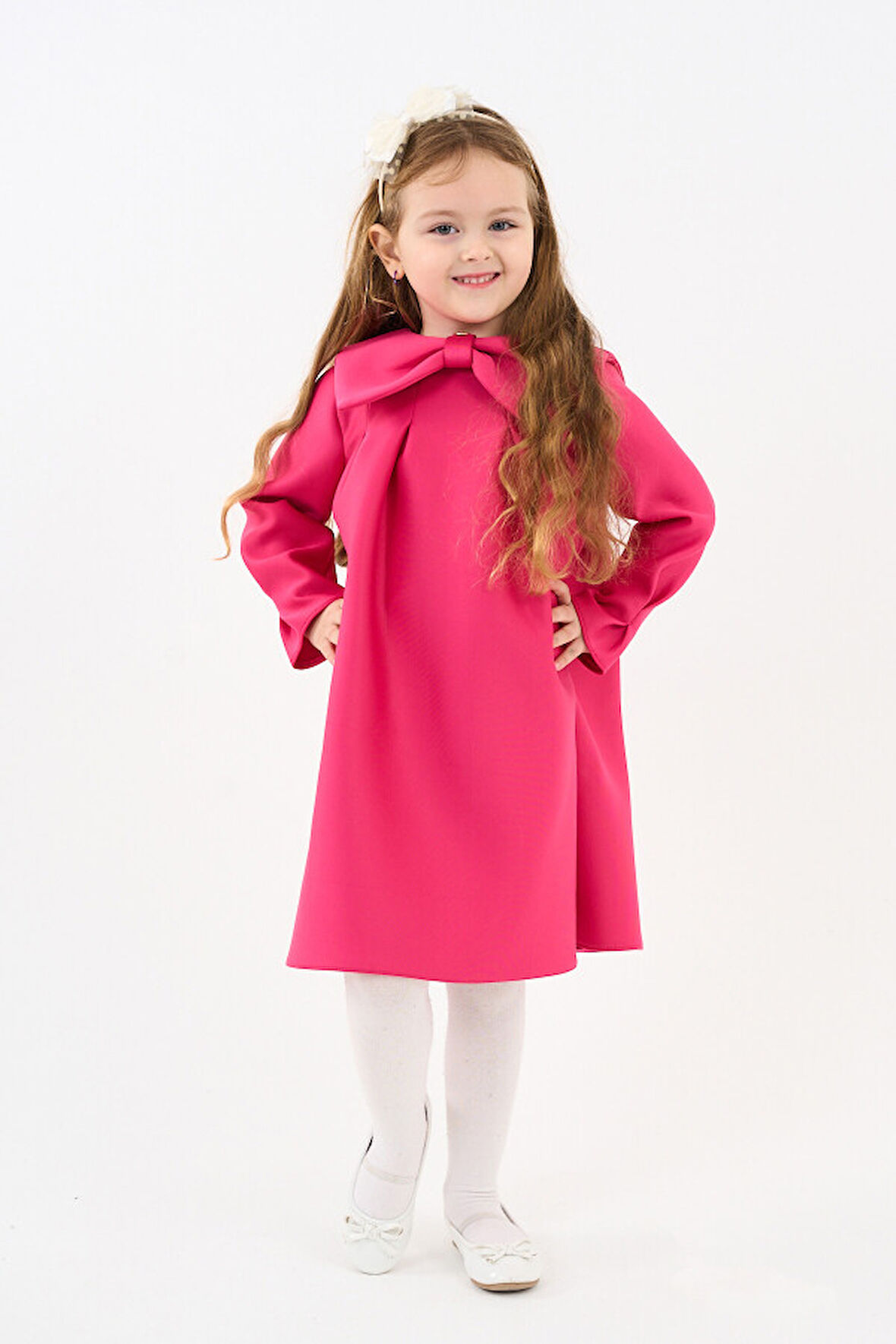 Kız Çocuk Elbise 4-8 Yaş 9196