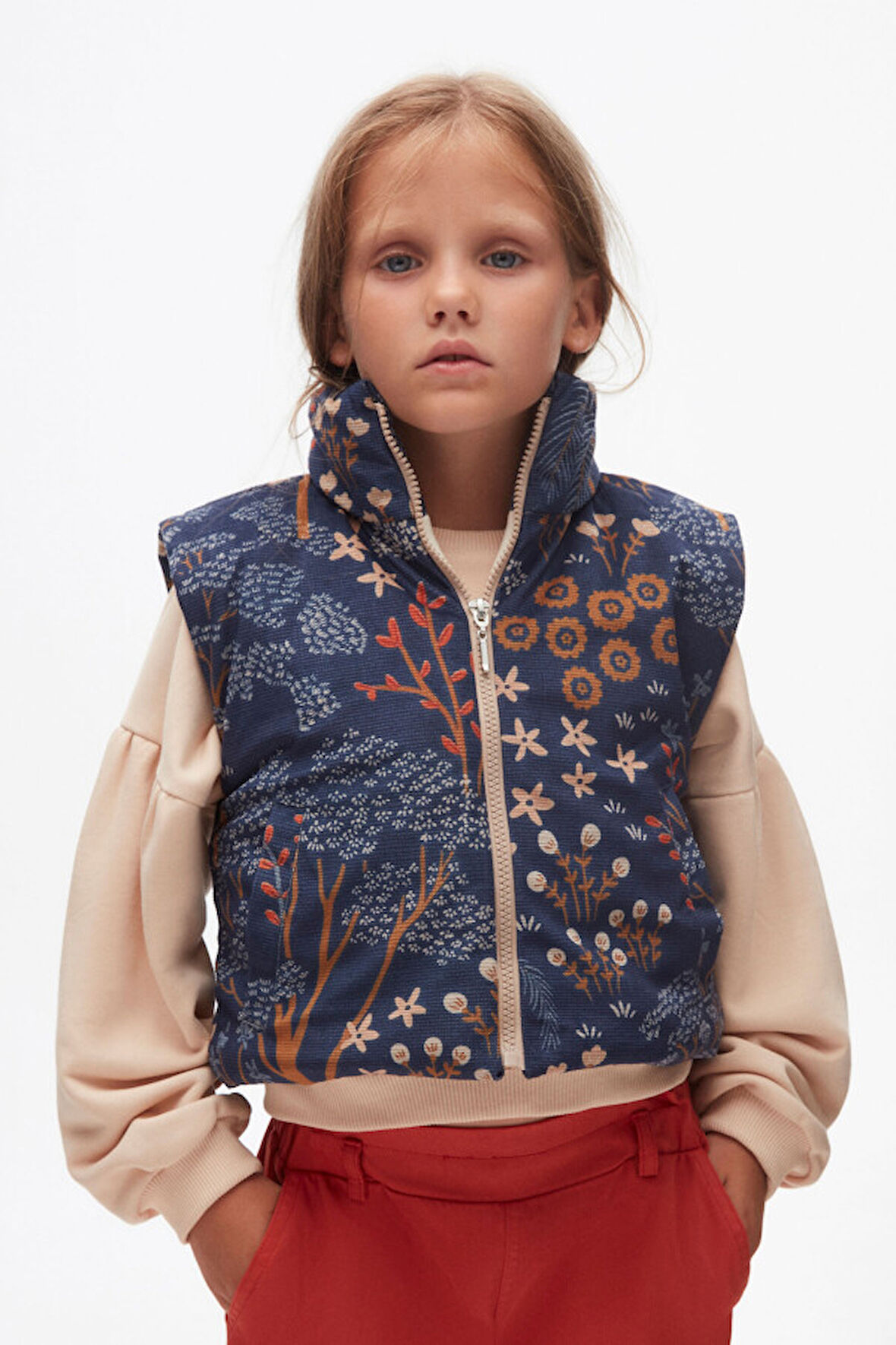 Kız Çocuk Yelek 4-8 Yaş 37508