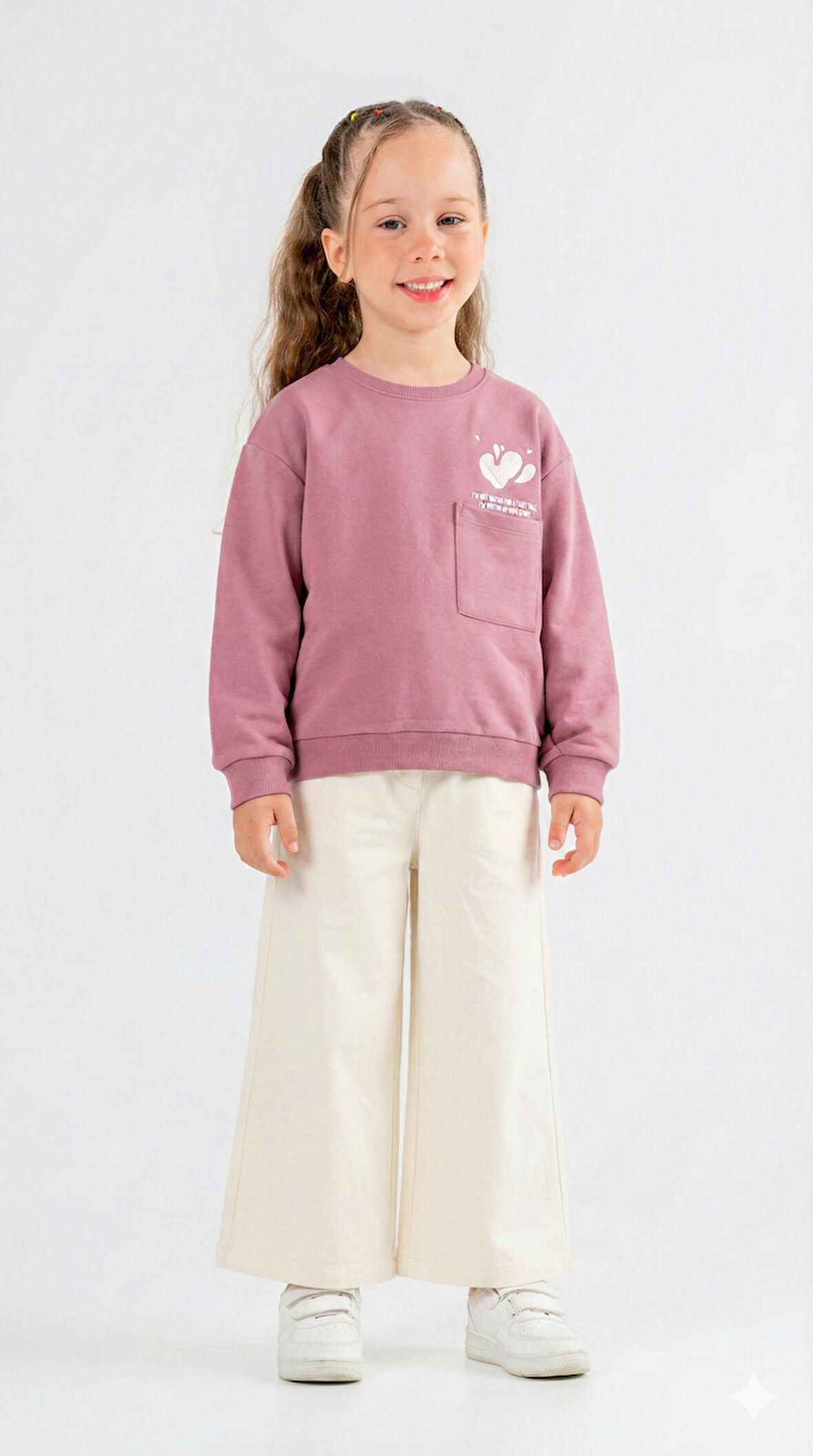 Kız Çocuk 2li Kombin Takım 8-14 Yaş SET0394