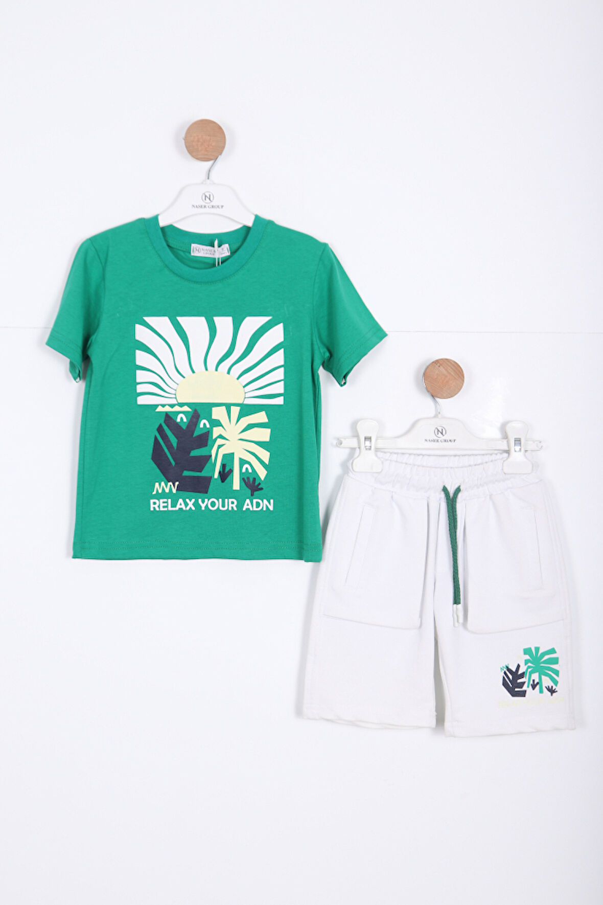 Erkek Çocuk Şort Alt Üst Takım 2-7 Yaş 3223