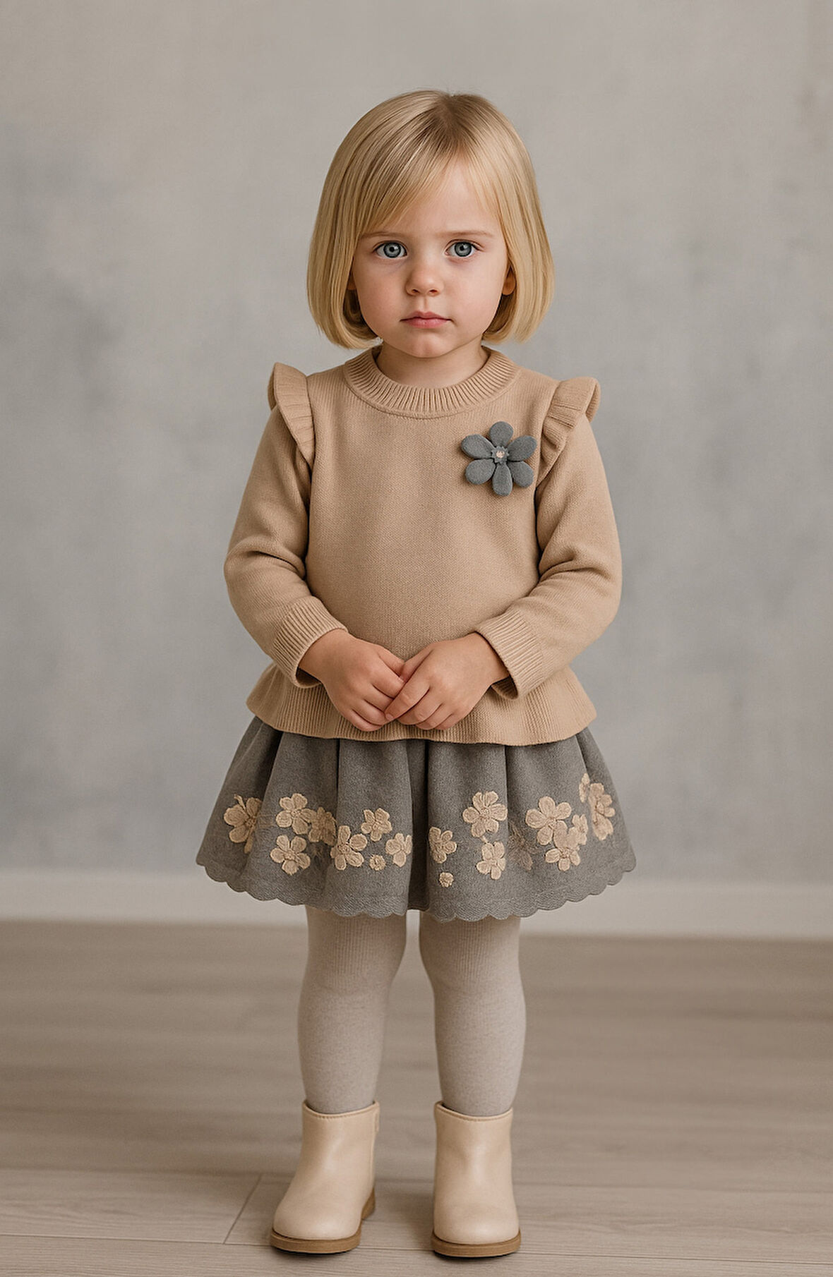 Kız Çocuk Elbise 1-5 Yaş 4040