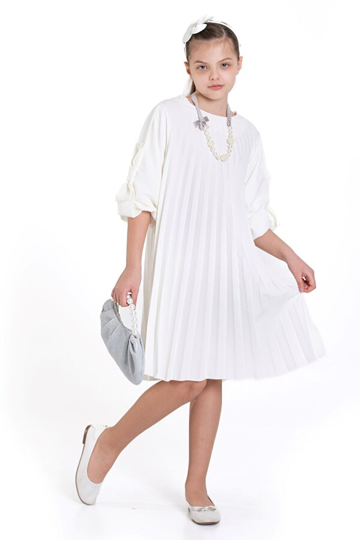 Kız Çocuk Elbise 4-8 Yaş 9403