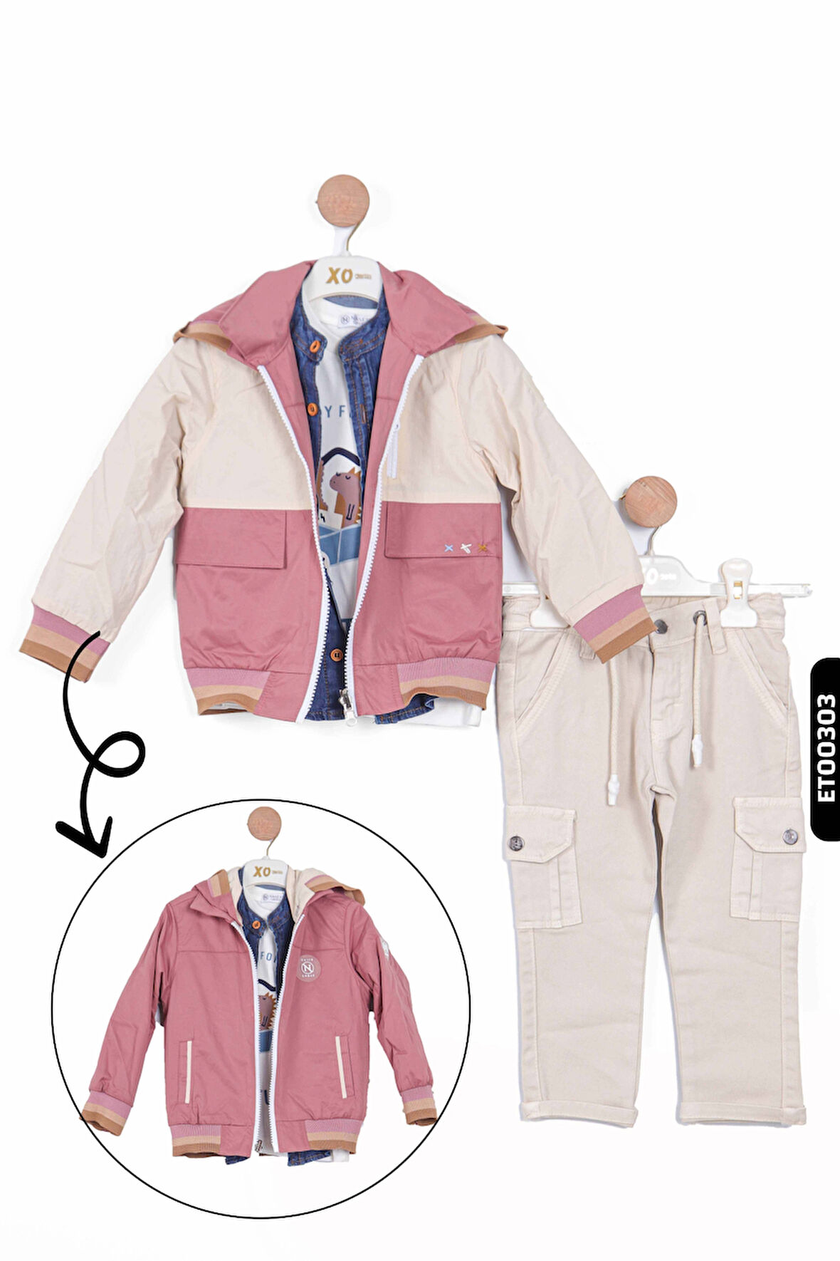 Erkek Çocuk Kargolu Alt Üst Takım 2-5 Yaş 12056